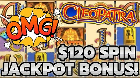 MY GUT TOLD ME TO MAX BET THIS SLOT MACHINE!! 😀 $120 SPIN WINS MASSIVE JACKPOT!