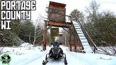 Snowy Portage County Wisconsin Ride | F1100 Arctic Cat