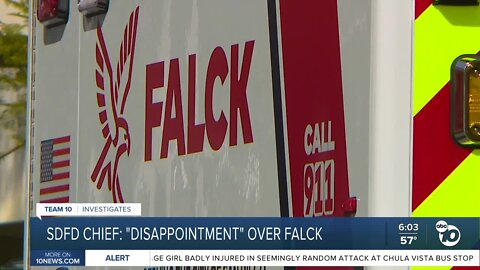 SDFD: 'Disapoinment' over Falck