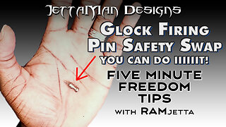 How to Change a Glock Firing Pin Safety! - Five Minute Freedom Tips