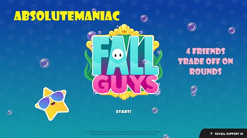 Fall Guys - 4 Friends Play And Trade Off Rounds