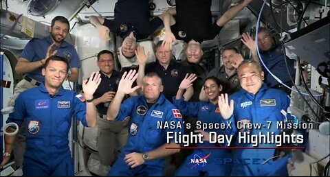 NASA’s SpaceX Crew-7 Flight Day 2 Highlights