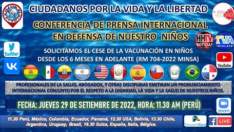 PRONUNCIAMIENTO INTERNACIONAL - EN DEFENSA DE NUESTROS NIÑOS