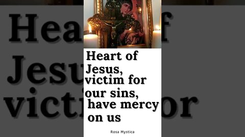 Heart of Jesus, victim for our sins, have mercy on us #shorts