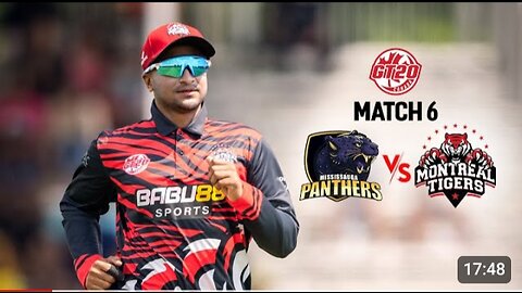 GT20 Canada Season 3 | Match - 6 Highlights | Mississauga Panthers Vs Montreal Tigers