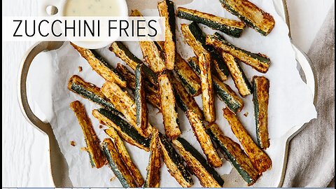 ZUCCHINI FRIES | gluten-free, low-carb, keto