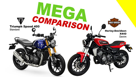 MEGA COMPARISON | Triumph Speed 400 vs Harley Davidson X440 | Kuch Bhi #kuchbhi