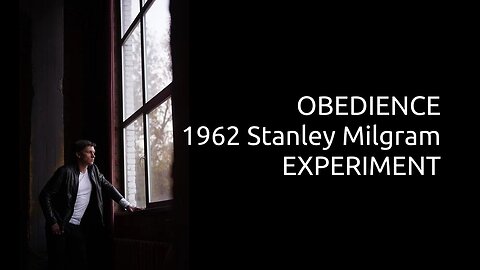 OBEDIENCE - 1962 Stanley Milgram EXPERIMENT