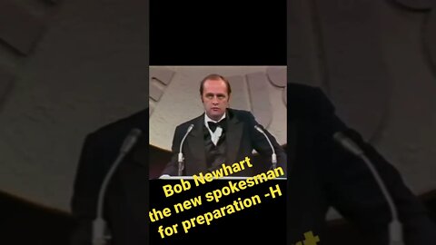 Bob Newhart - Meet the new spokesman for Preperation-H