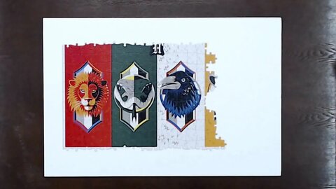 Harry Potter House Crests Jigsaw Puzzle Time Lapse