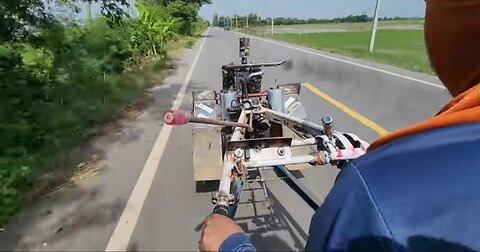 VIRALLL¡¡¡ thai style - modify tractor machine for run its crazyy