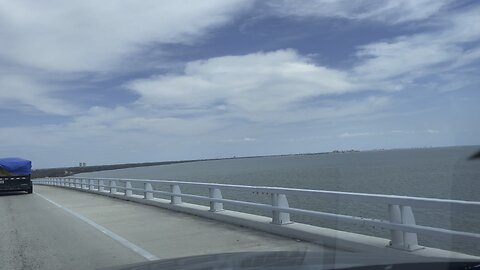 Sanibel Causeway’s Highest Point #FYP #SanibelIsland #SanibelCauseway #Sanibel #LeeCounty #4K #HDR