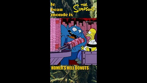 HOMER Eats Donuts In HELL