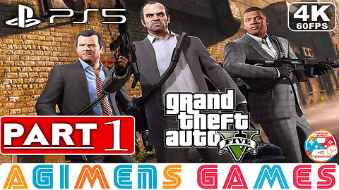 GTA 5 || PS5 Gameplay || Walkthrough Part 1 || FULL GAME