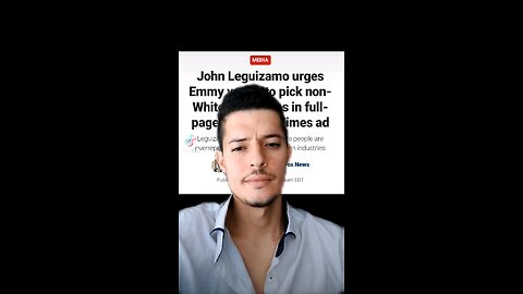 John Leguizamo Continues His Anti-White Racism