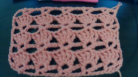 How to crochet Spread Out Colum Stitch.