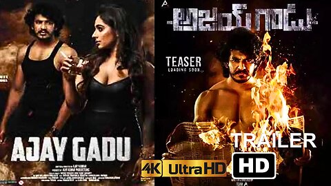 Ajay Gadu Movie Teaser 4K | Ajay Kumar Kathurvar | Shweta Mehta | Bhanusri | Latest Telugu Movie