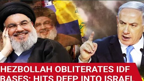 Hezbollah Unleashes Firestorm At 2 IDF Bases Inside Israel In Retaliation To "" Massacre In Hanin ""