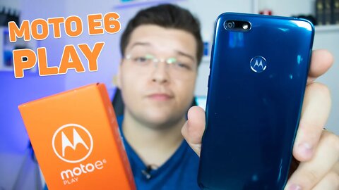 MOTO E6 PLAY - BARATO MAS É O MELHOR NESSE PREÇO? Unboxing e Primeiras Impressões