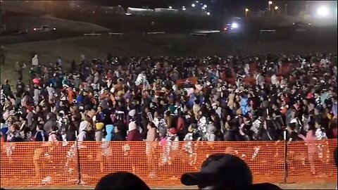 Eagle Pass, Texas - Thousands of invaders waiting to be processed by Border Processing Agents