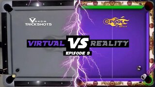 VIRTUAL VS REAL - 8-BALL POOL TRICKSHOTS - Ep 9!!!