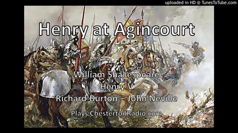 Henry At Agincourt - Henry V - Shakespeare - Richard Burton