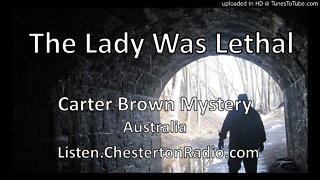 The Lady Was Lethal - Carter Brown Mystery - Australia