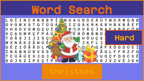 Word Search - Challenge 12/24/2022 - Hard - Christmas