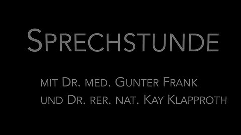 May 15, 2024..🇩🇪 🇦🇹 🇨🇭..🚑🇪🇺👉IDA-SPRECHSTUNDE👈🇪🇺🚑...👉👁️RKI-Files und andere Lügen! IDA-Sprechstunde mit Dr． Gunter Frank und Dr． Kay Klapproth