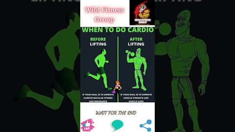 🔥When to do cardio🔥#shorts🔥#wildfitnessgroup🔥11 August 2022🔥