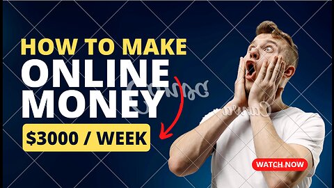 Earn money online.