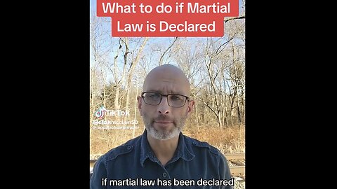 What To Do If Martial Law Is Declared! AppalachianPrepper