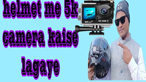 How to mount your GoPro / action camera 5k on helmet with mic moto logging setup bahut asan hai