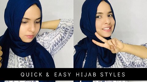 HIJAB TUTORIAL!! MY MOST EASY & QUICK HIJAB STYLES!! | [EP-19]