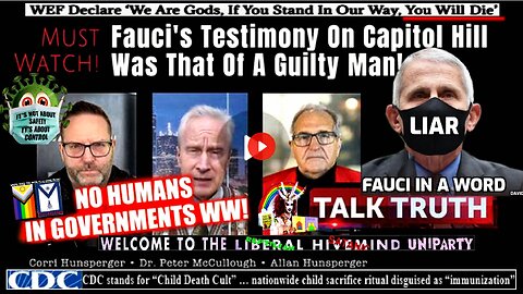 Dr. Peter McCullough: Fauci's Testimony On Capitol Hill Was That Of A Guilty Man!