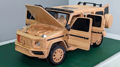 Wood Car - Mercedes-Benz AMG G 63 4x4 (2023) - Awesome Woodcraft