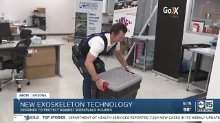 Exoskeleton being developed to prevent workplace injuries