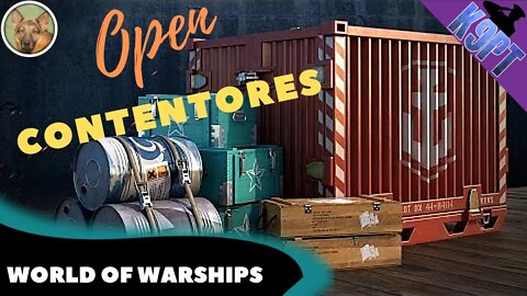 World of Warships - Abertura de 100 contentores!