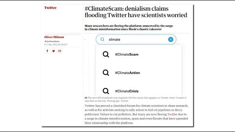 #ClimateScam