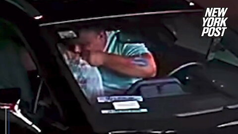 California Grubhub driver caught on video eating customer's food