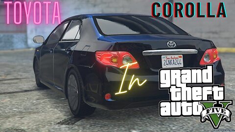 How To Install Toyota Corolla Exi 2010 In Gta 5 (Replace Mod) 2023 Hindi/Urdu