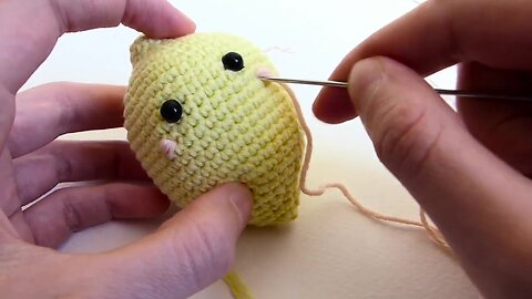 Cute and Squeezable Crochet Lemon Plush