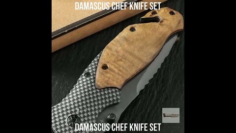 Damascus Chef Knife #shorts #damascus #knife