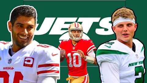 Zach Wilson Injuries Knee! Jimmy Garoppolo To New York Jets IMMEDIATELY POPS UP! 3 TEAM RACE?