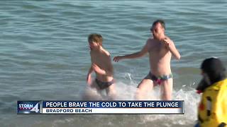 Dozens brave subzero wind chills for Polar Plunge