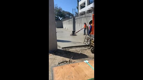 Finishing concrete