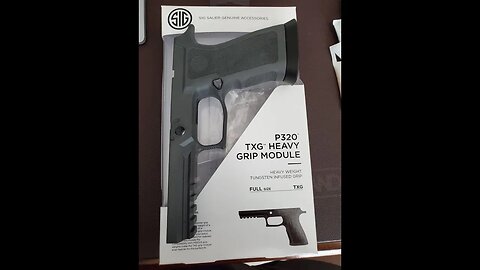 Sig P320 TXG Heavy Grip Module Range Review