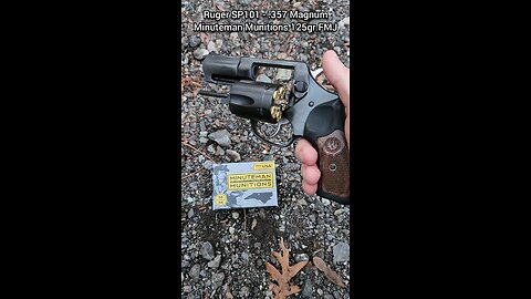 Ruger SP101 - .357 Magnum Chronograph (Minuteman Munitions 125gr FMJ)