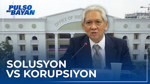 Ombudsman Martires, naglatag ng solusyon kontra korupsiyon sa pamahalaan