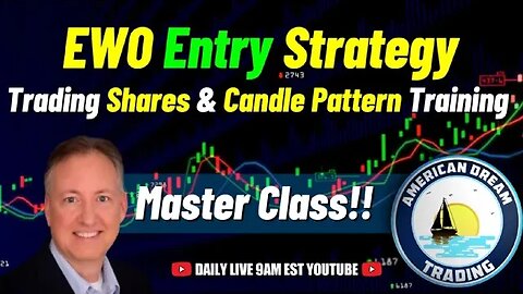 Trading Shares Like A Pro - EWO Entry Strategy & Candle Pattern Training In The Stock Market